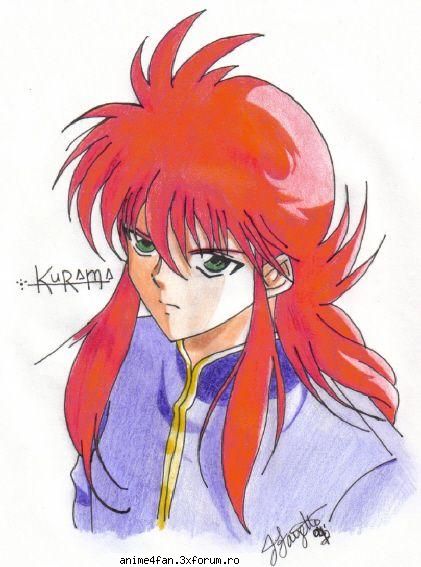 Kurama Youko - kawaiiiii am sa mai pun si eu - YuYu Hakusho