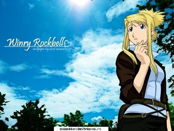 winry Rockbell - Winry ..nu styu..va las pe voi sa comentati - Full metal alchemist